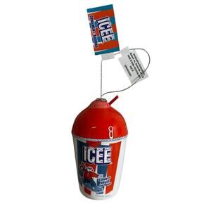 ICEE Cup Decoupage 4 inch Decorative Christmas Tree Holiday Ornament by RUZ New